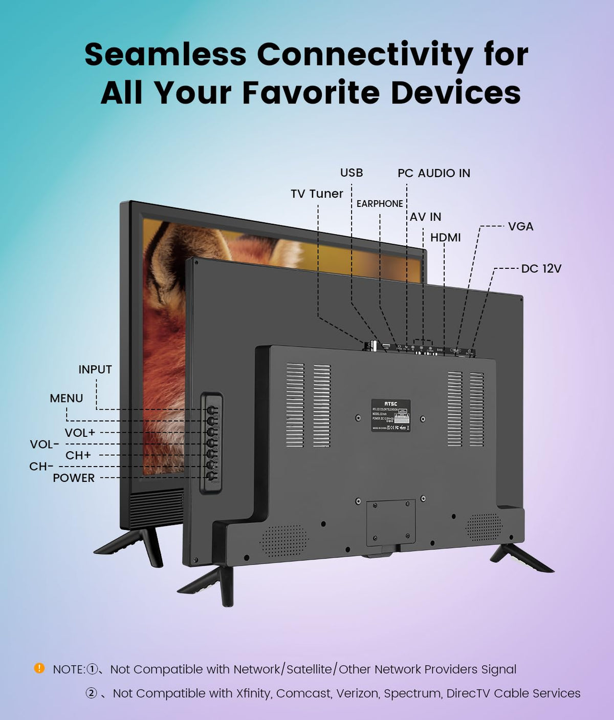 22 Inch 1080p LED Flat Screen HDTV S551786