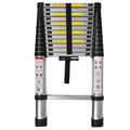 14.5 FT Aluminum Telescoping Ladder 330LB Capacity J8689