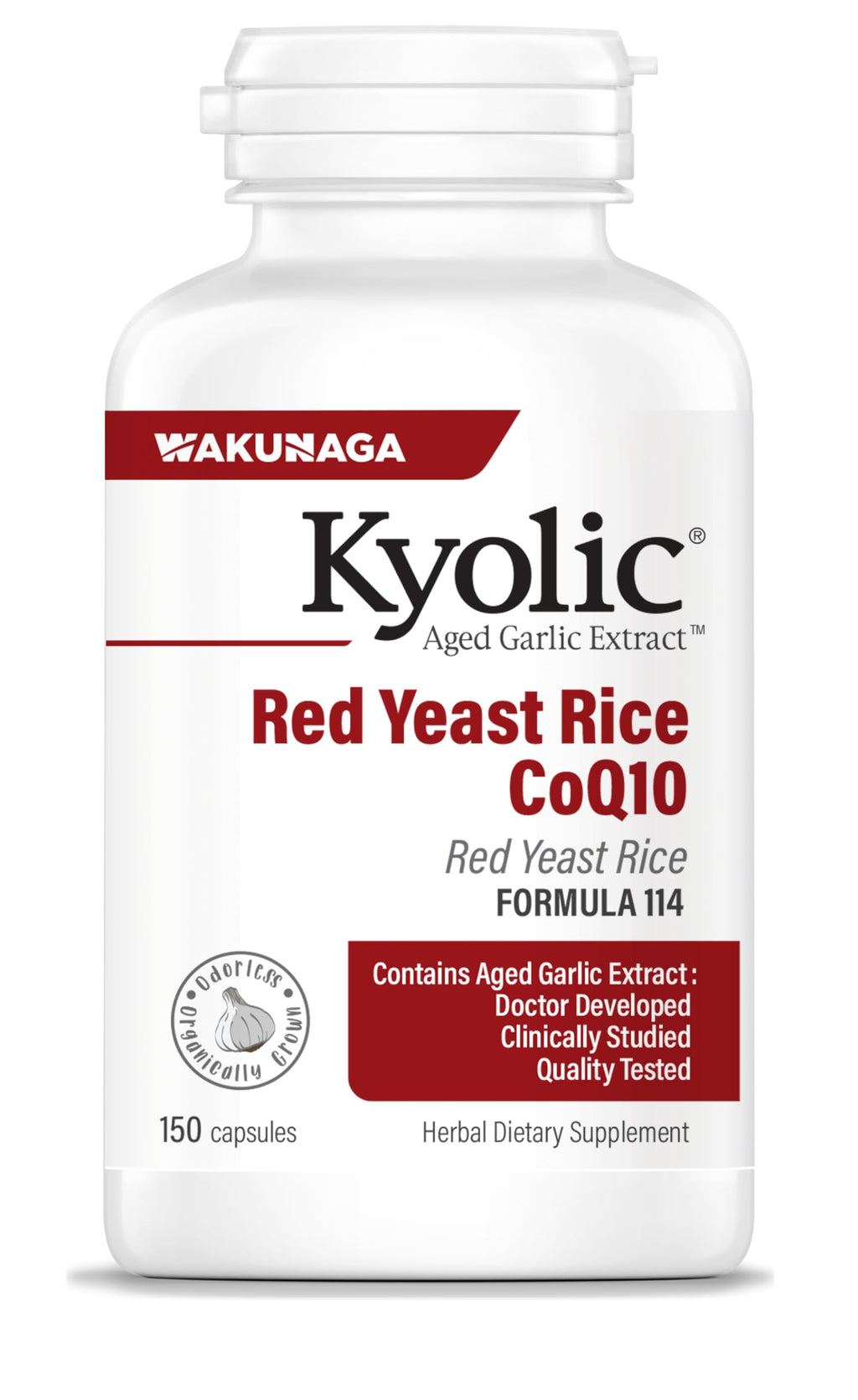 Aged Garlic Extract Red Yeast Rice CoQ10 150 Capsules U157