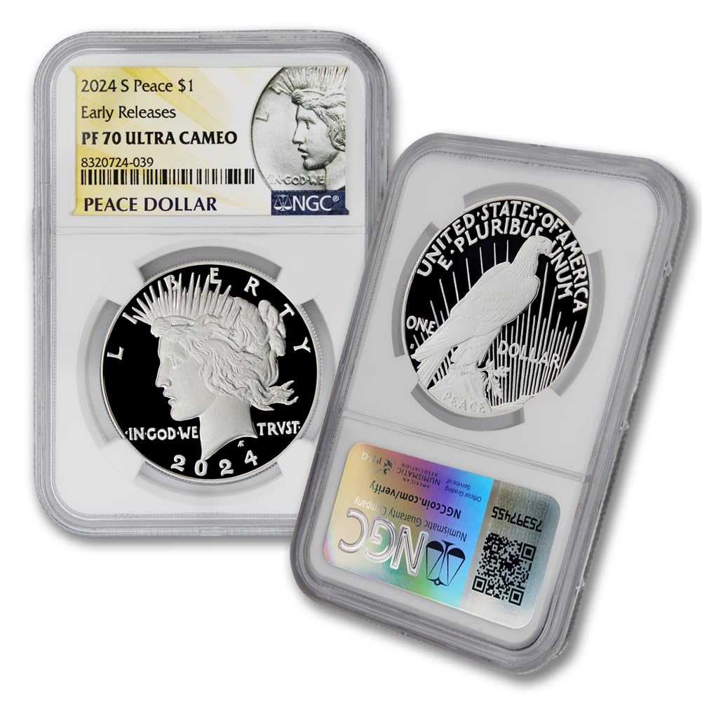 2024 American Silver Peace Dollar Coin PF-70 Ultra Cameo L31880