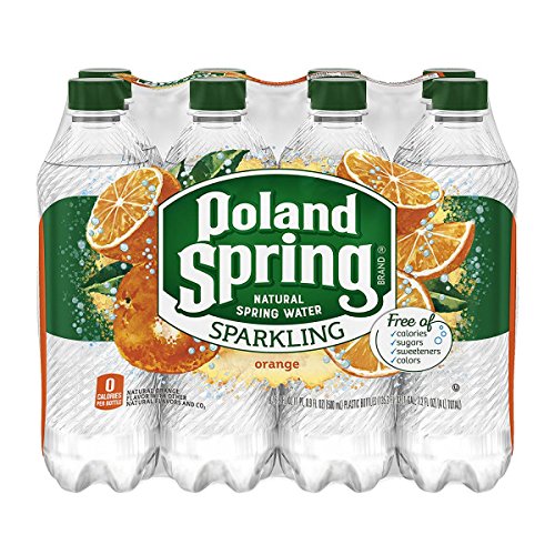 Sparkling Spring Water Mandarin Orange 16.9 Fl Oz 8 Count M6200