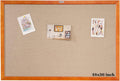 100% Wood Framed Canvas Wall Mounted Bulletin Board 48x36'' Q1608
