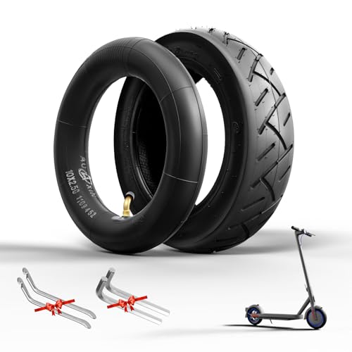 60/70-6.5 & 10x2.5 Pneumatic Scooter Tire and Tube Set of 4 J41634