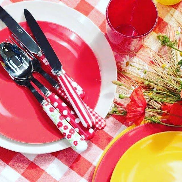 Yellow Stripe Salad Set R85198