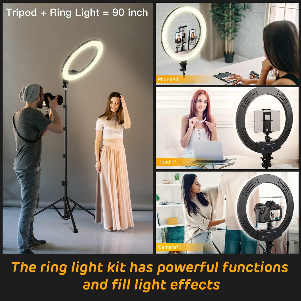 18 inch RGB Ring Light with Tripod Stand M94449