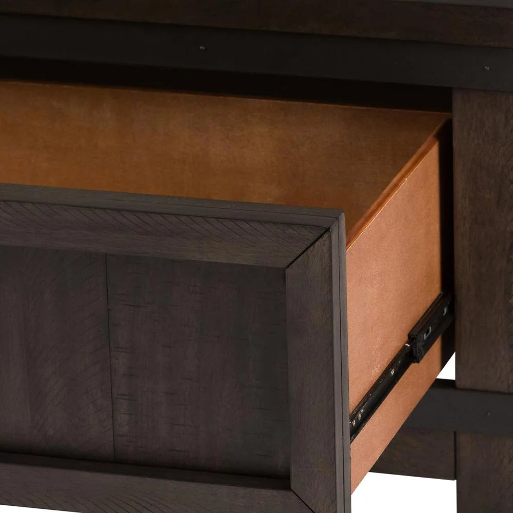 Dark Gray Twin Bookcase Bed E6688