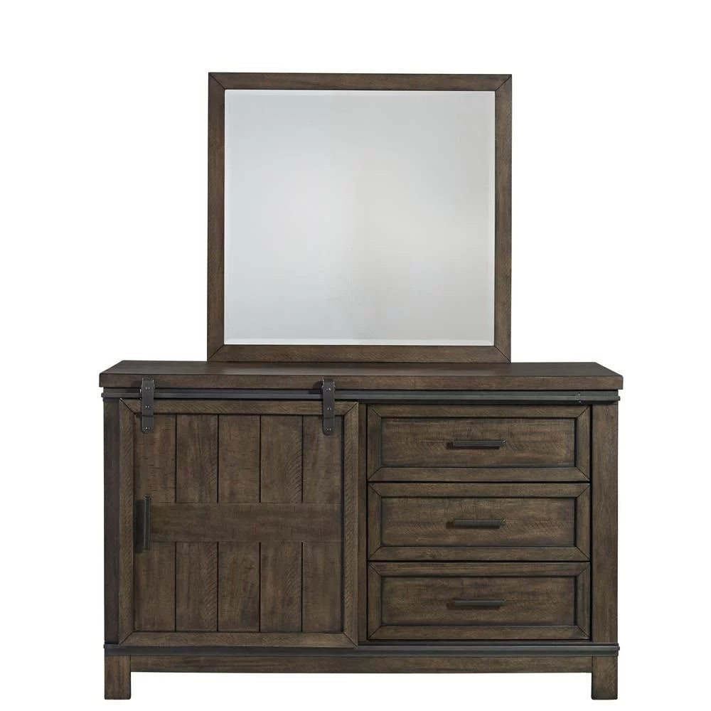 Dark Gray Twin Bookcase Bed E6688