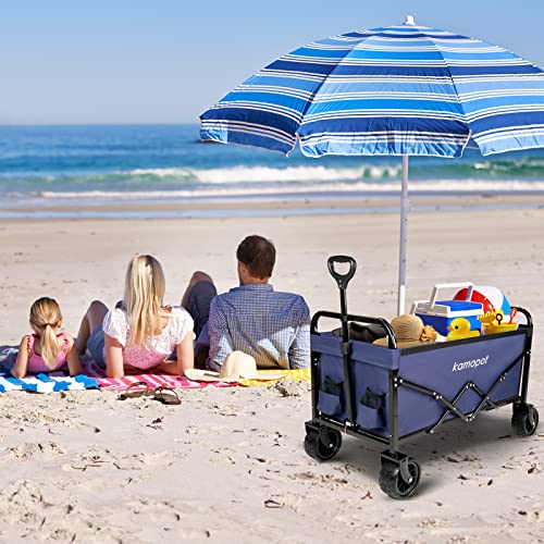 Collapsible Wagon Cart with Cupholders (Black) S517063