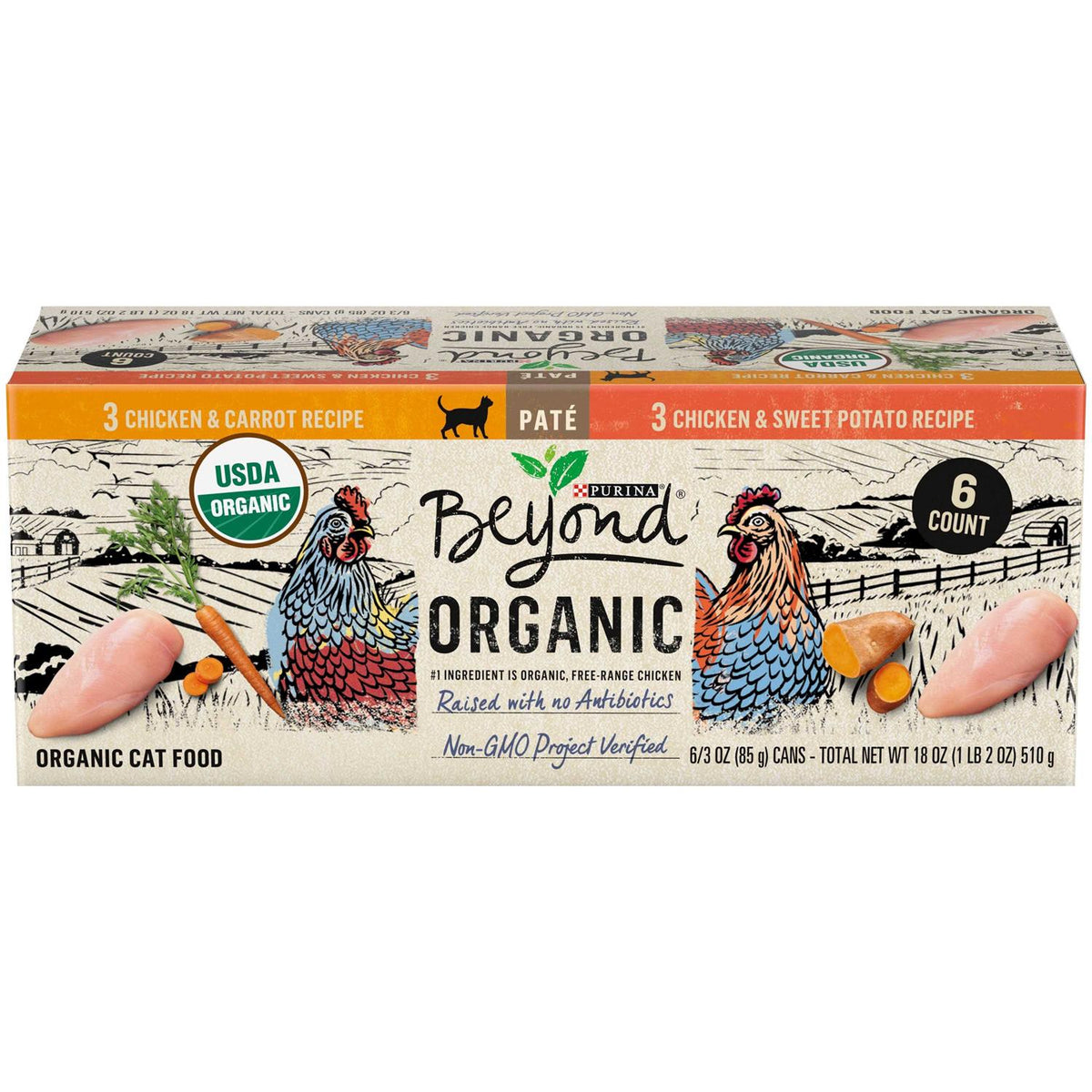 Organic Pate Wet Cat Food L39924