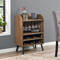 Brown Wood Bar Cabinet U973342