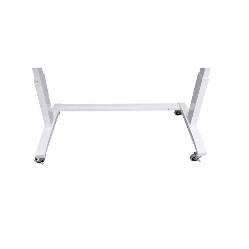 White Adjustable Height Worktable F94320