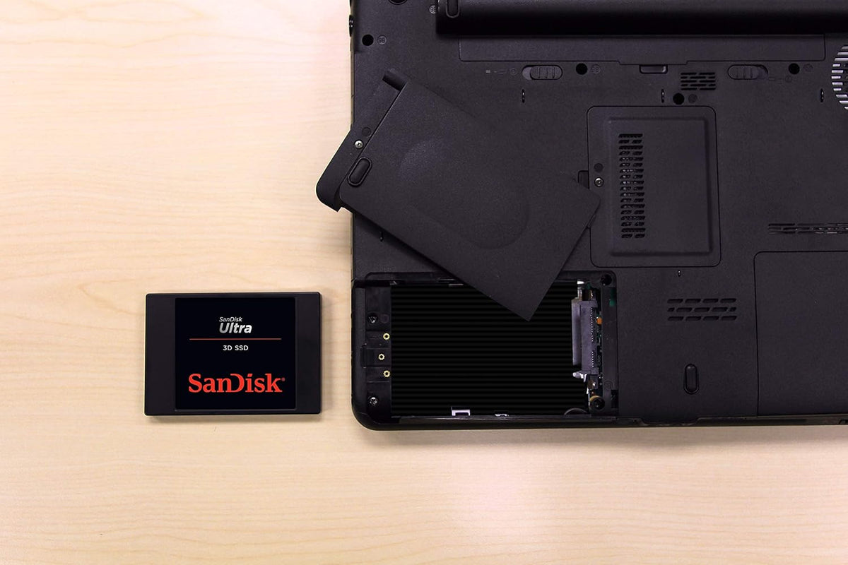SanDisk Ultra 3D NAND 500GB Internal SSD - SATA III 6 Gb/s, 2.5 Inch /7 mm, Up to 560 MB/s - SDSSDH3-500G-G25 Pack of 2 Y59510