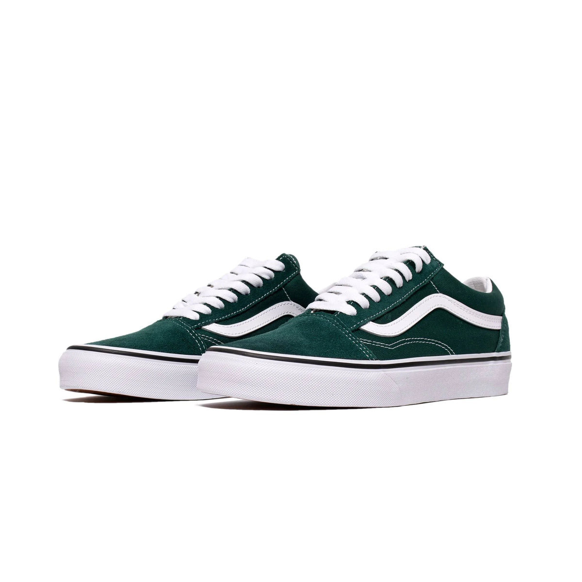 Bistro Green True White Old Skool Shoes B36714