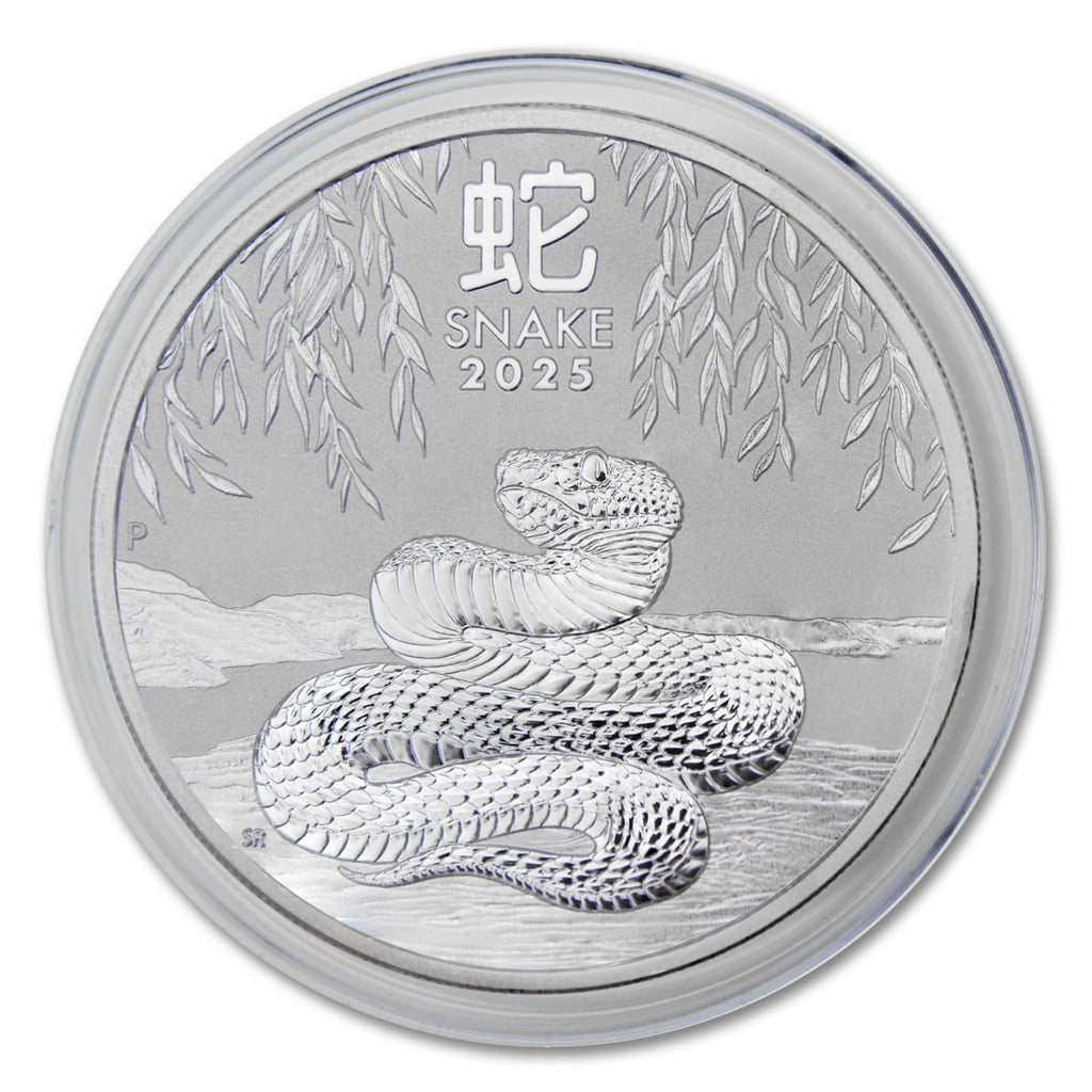 1 oz Australian Silver Lunar Year of the Snake T4145
