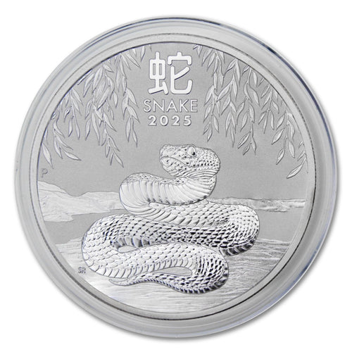 1 oz Australian Silver Lunar Year of the Snake T4145