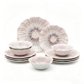 Ceramic Dinnerware Set of 12, Plates and Bowls Set for 4 J418256