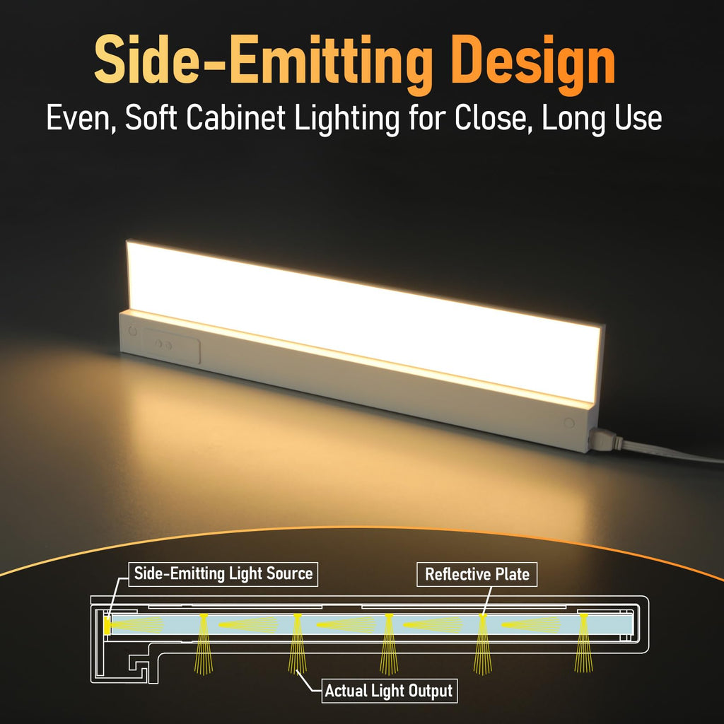 2-Pack Ultra-Slim LED Under Cabinet Lighting K151