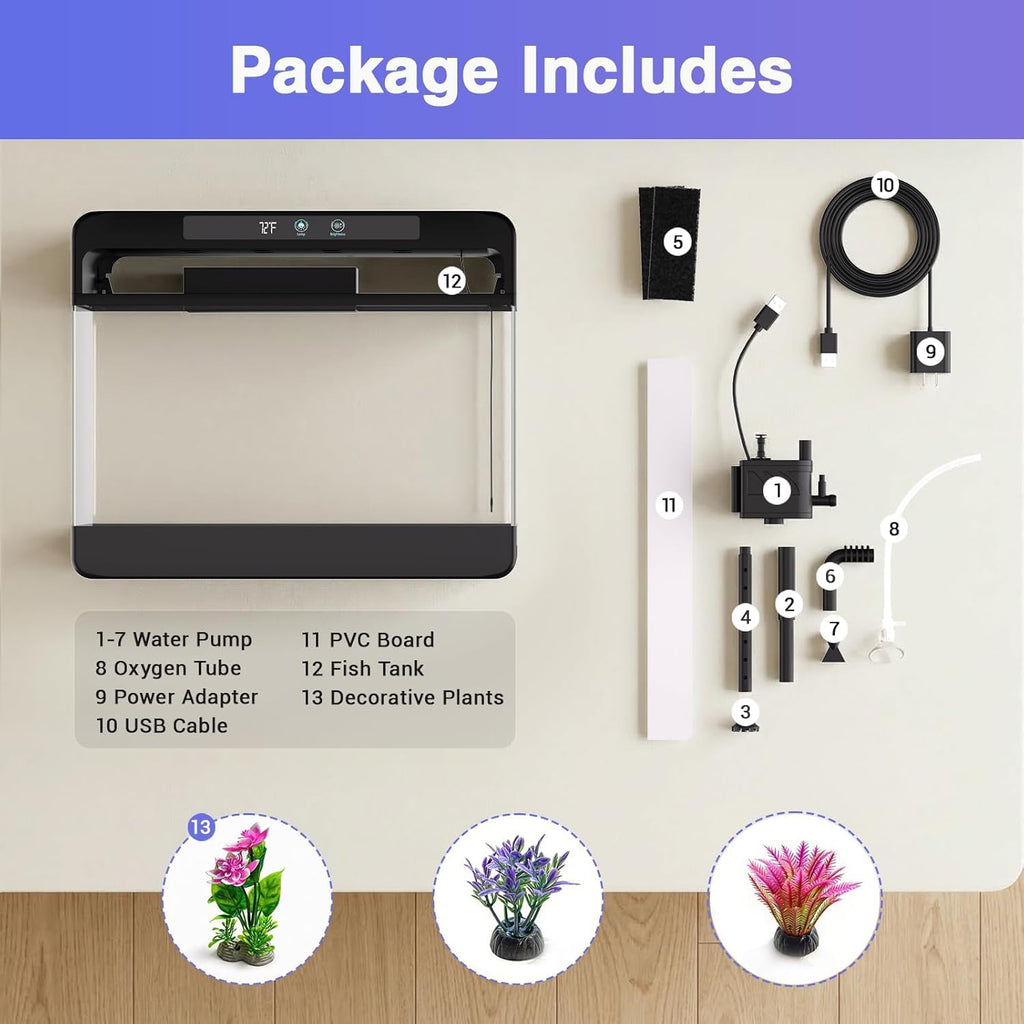 3 Gallon Fish Tank Starter Kit Z94656