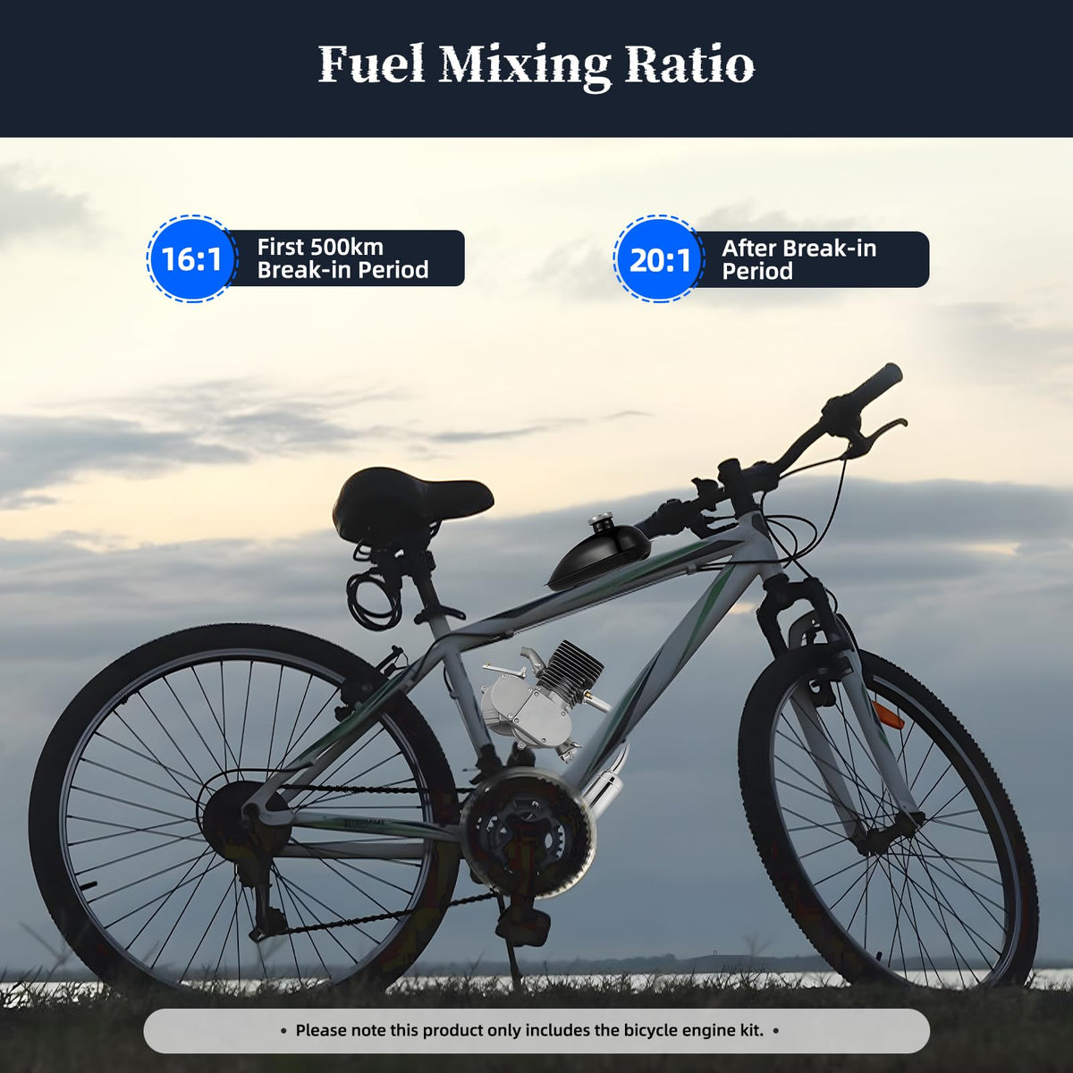 2 Stroke Bike Engine Kit with 36 Tooth Sprocket Y20293