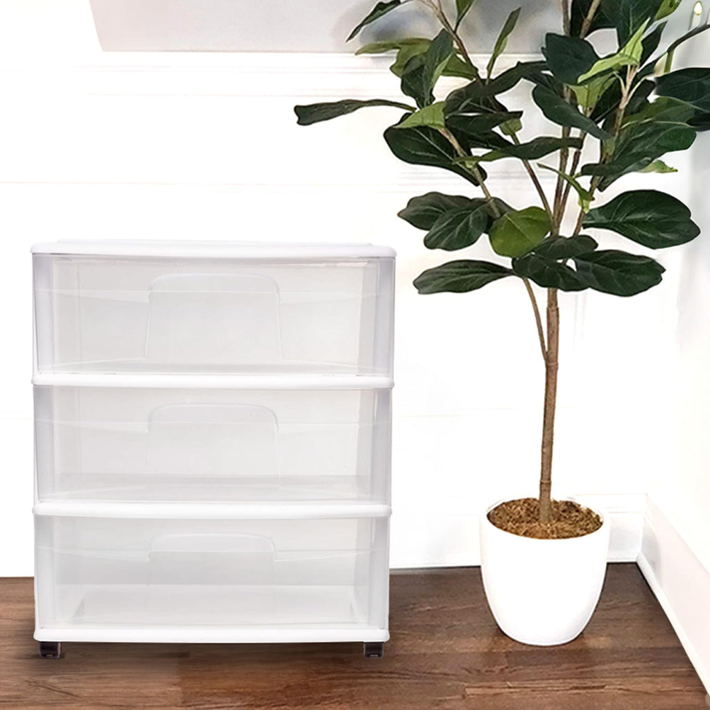 White 3-Tier Storage Cart 2 Pack U5534