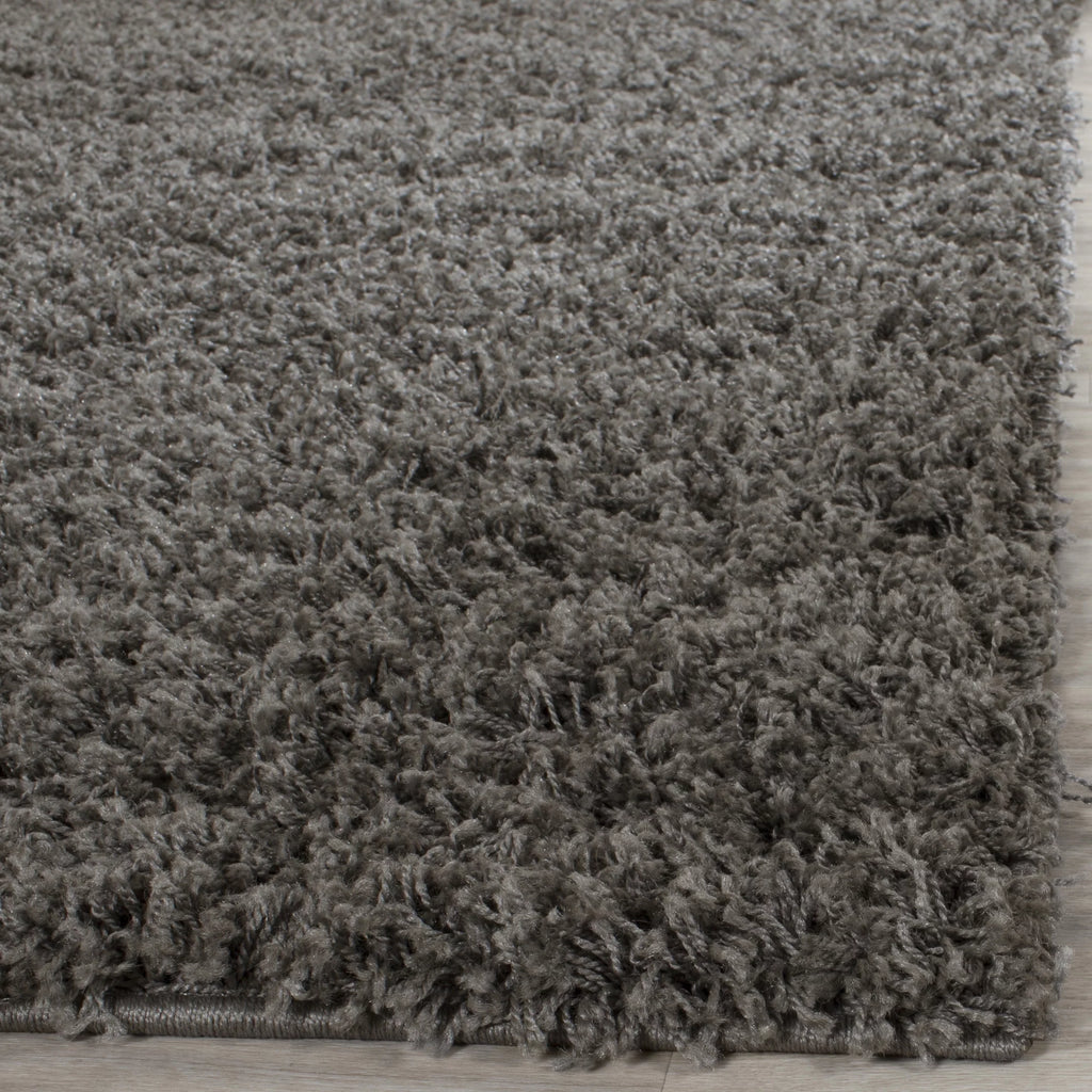Dark Grey 9' x 12' Shag Area Rug U1264