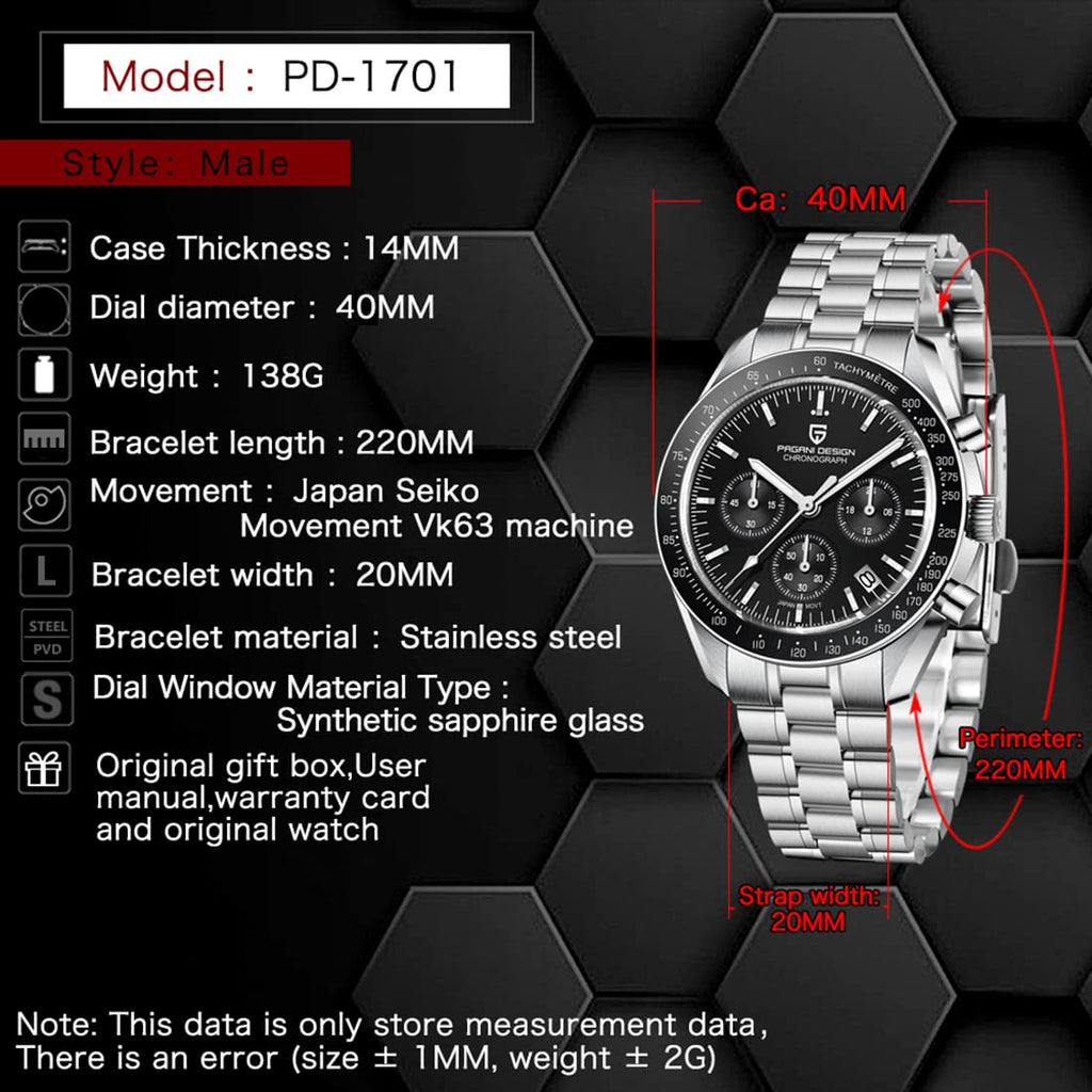 Men's Chronograph 40mm Sapphire N164961