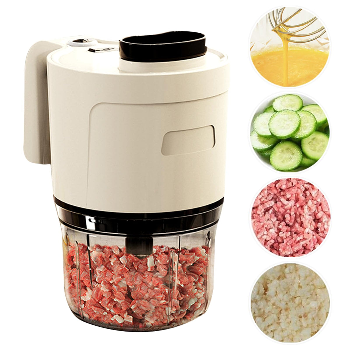 4-in-1 Waterproof Cordless Electric Vegetable Slicer Set I3856