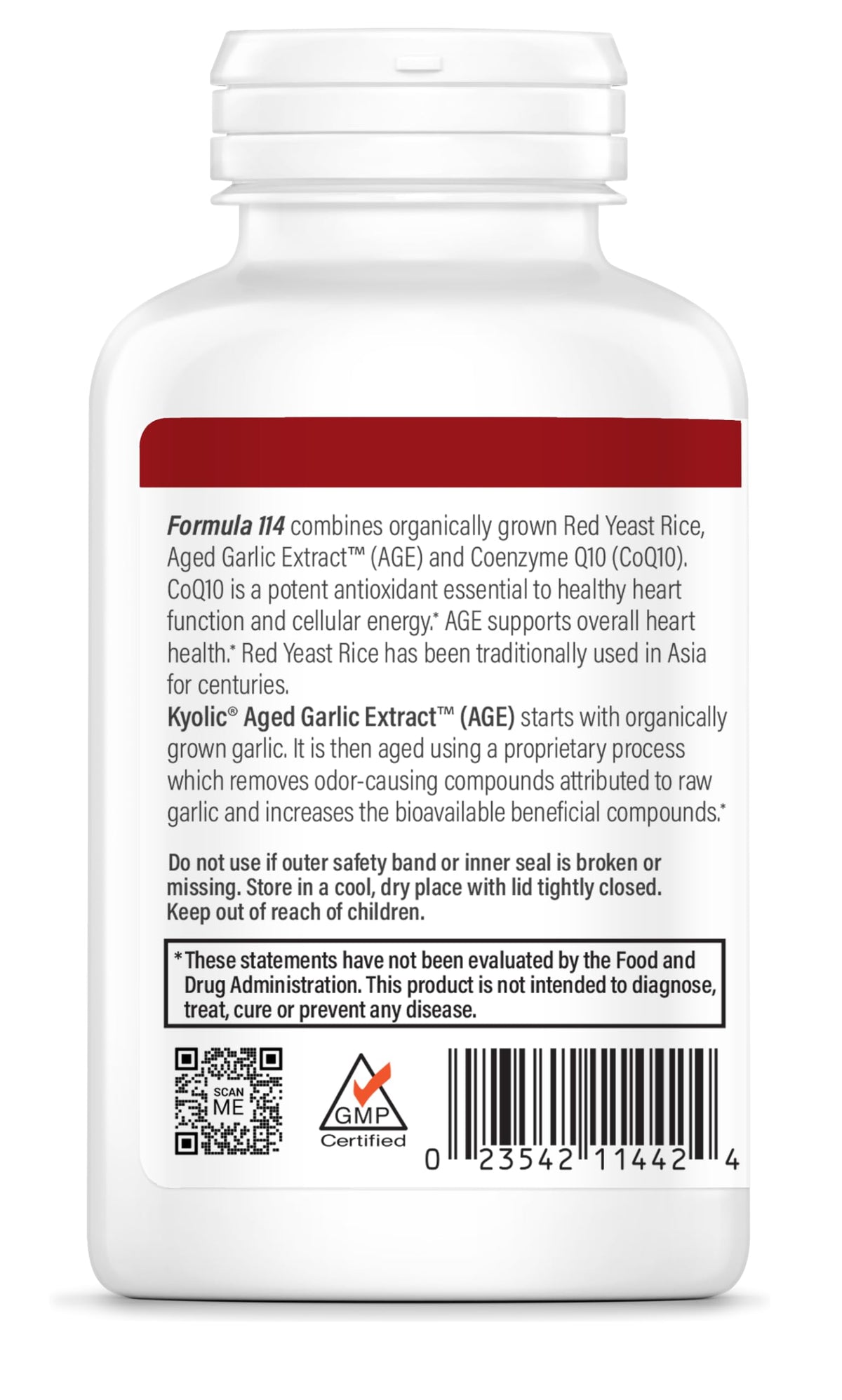 Aged Garlic Extract Red Yeast Rice CoQ10 150 Capsules U157