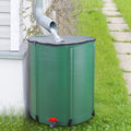 Collapsible 50 Gallon Green Rain Barrel S8836
