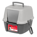 Large Front Door Cat Litter Box Gray P72567