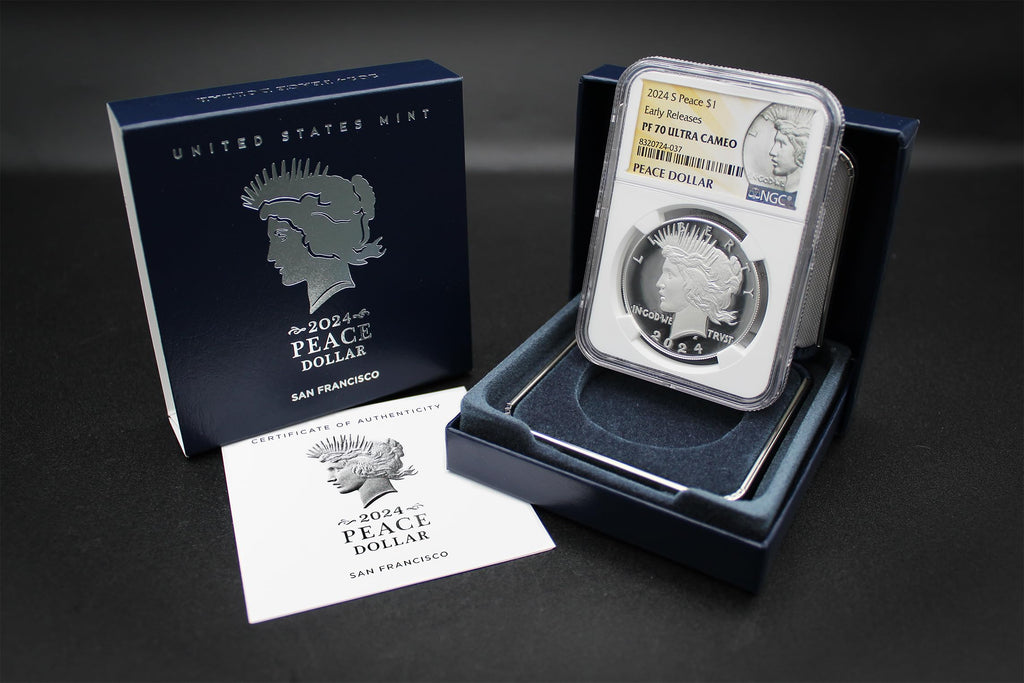 2024 American Silver Peace Dollar Coin PF-70 Ultra Cameo L31880