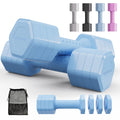 Adjustable 4 in 1 Dumbbell Set of 2, 5 lb C668834