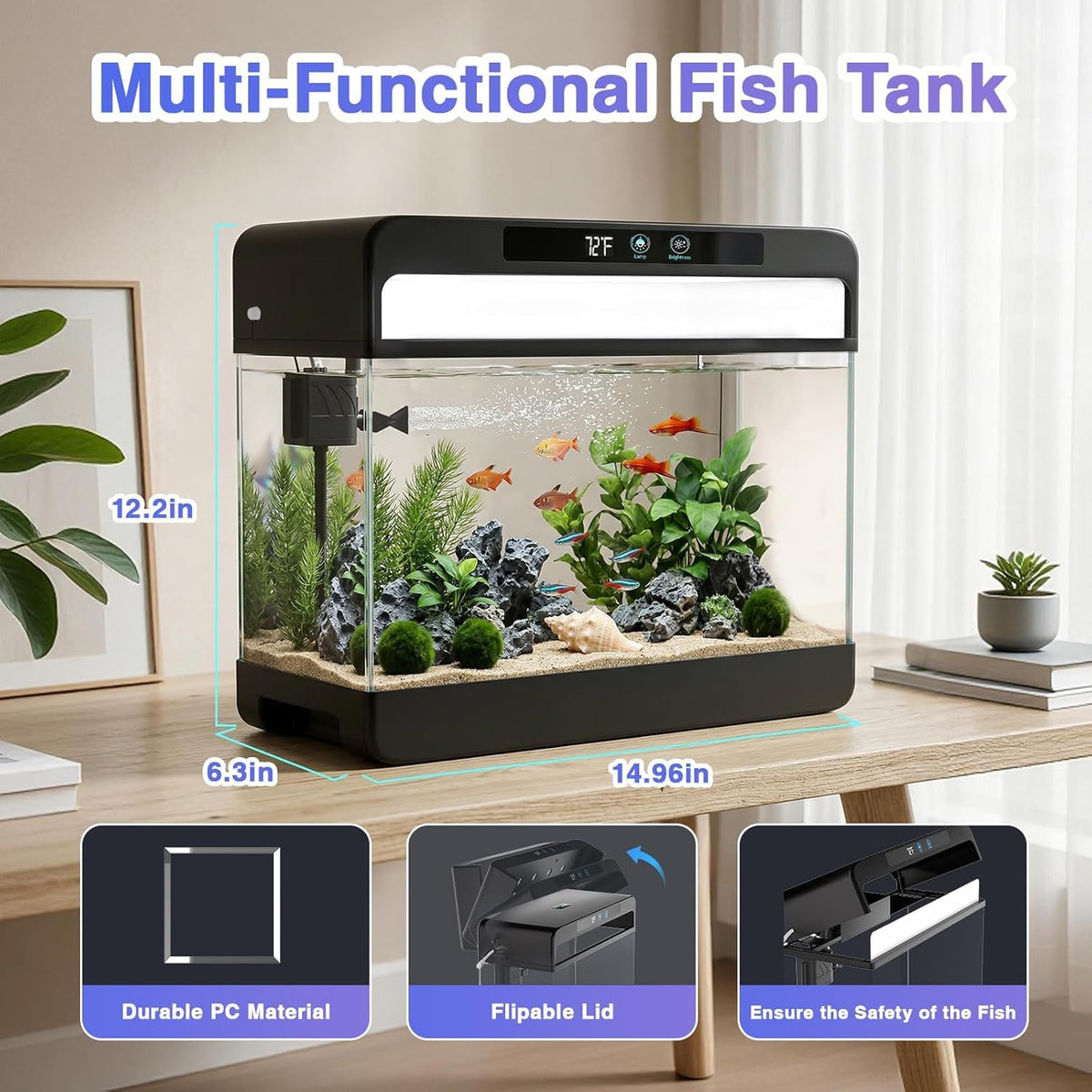 3 Gallon Fish Tank Starter Kit Z94656