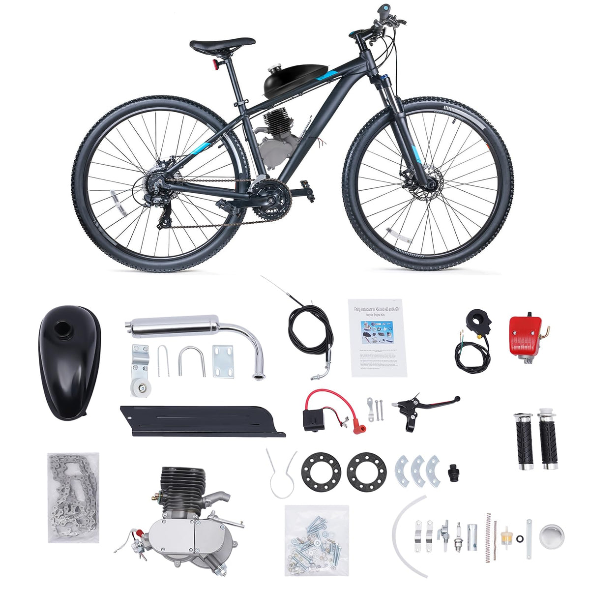 2 Stroke Bike Engine Kit with 36 Tooth Sprocket Y20293