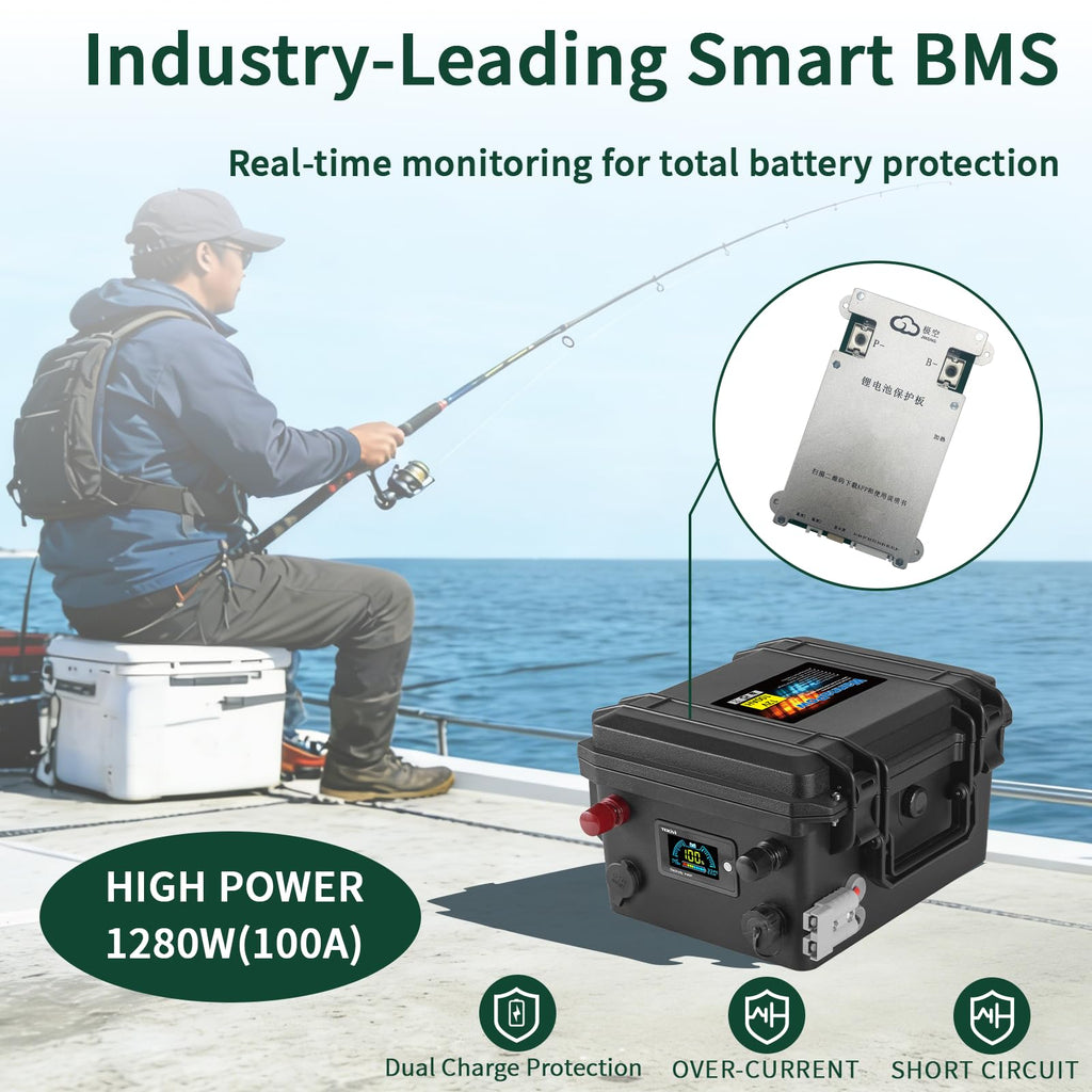 12V 120Ah LiFePO4 Battery D74690