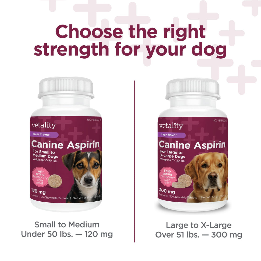 Canine Aspirin 120 ct V240113