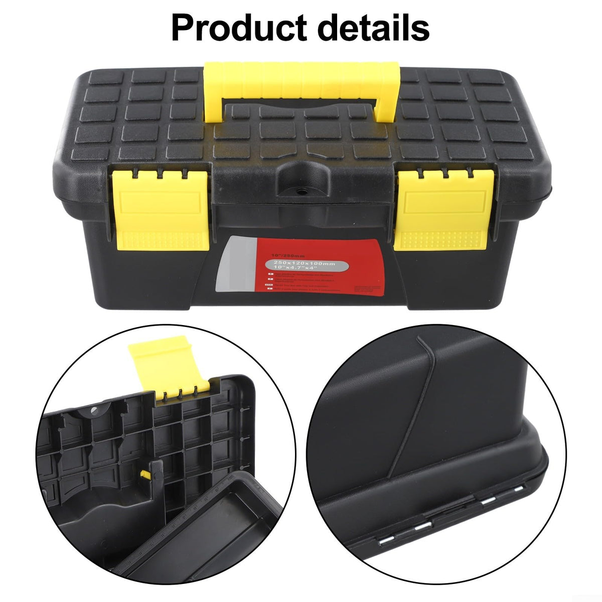 10 Inch 2-Layer Plastic Toolbox T697491