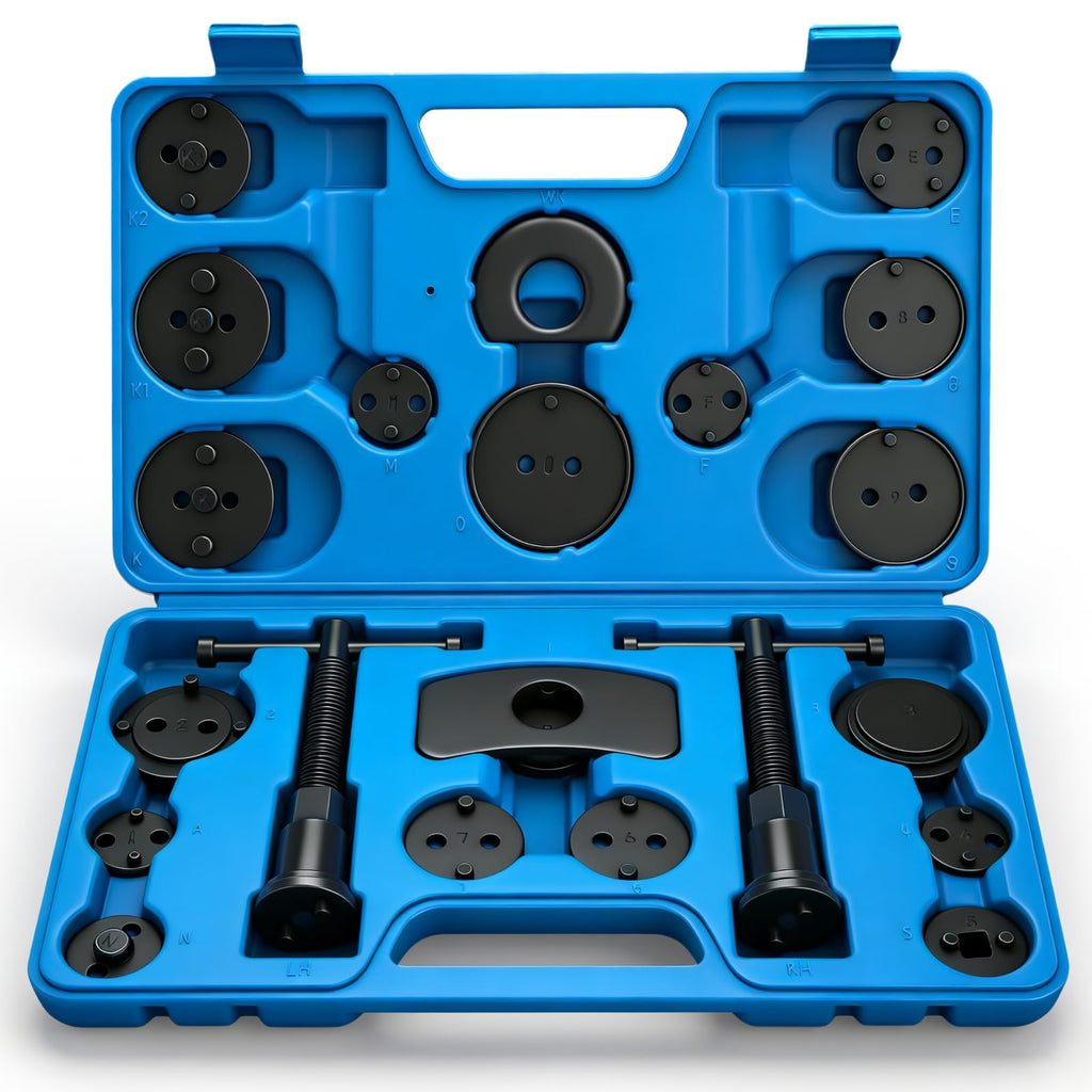 22pc Brake Caliper Compression Tool Set with Case Q2654