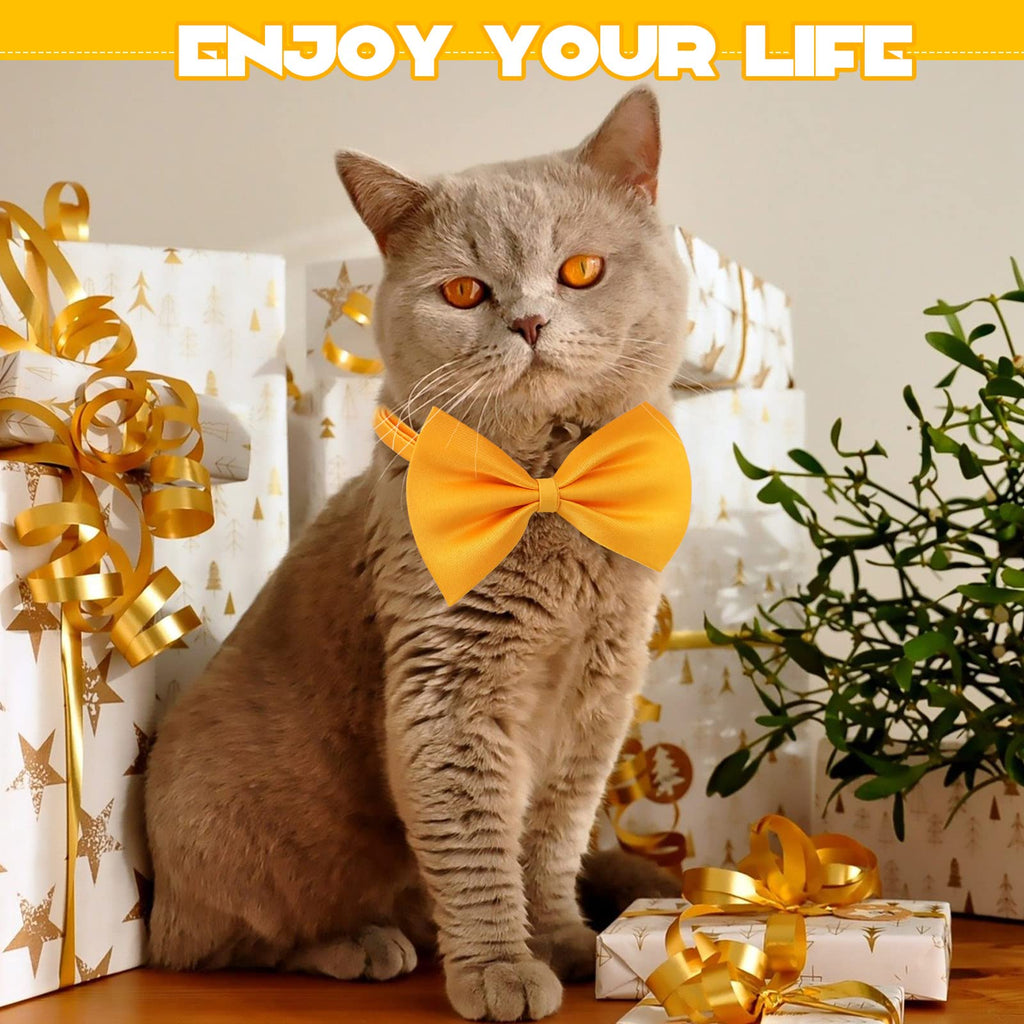 120 Pcs Dog Bow Ties with Adjustable Collar J1633