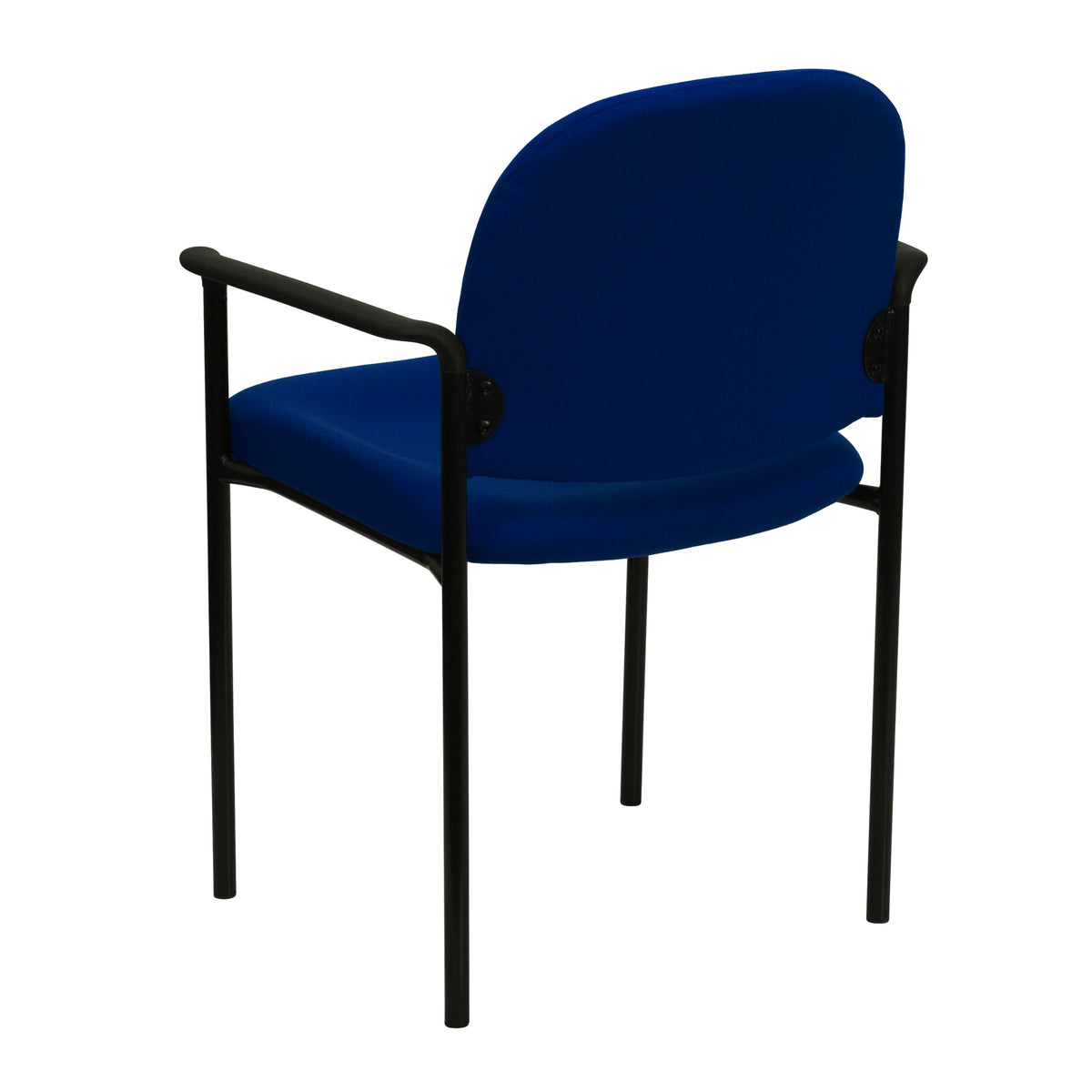 Navy Fabric Stackable Steel Side Chair I664