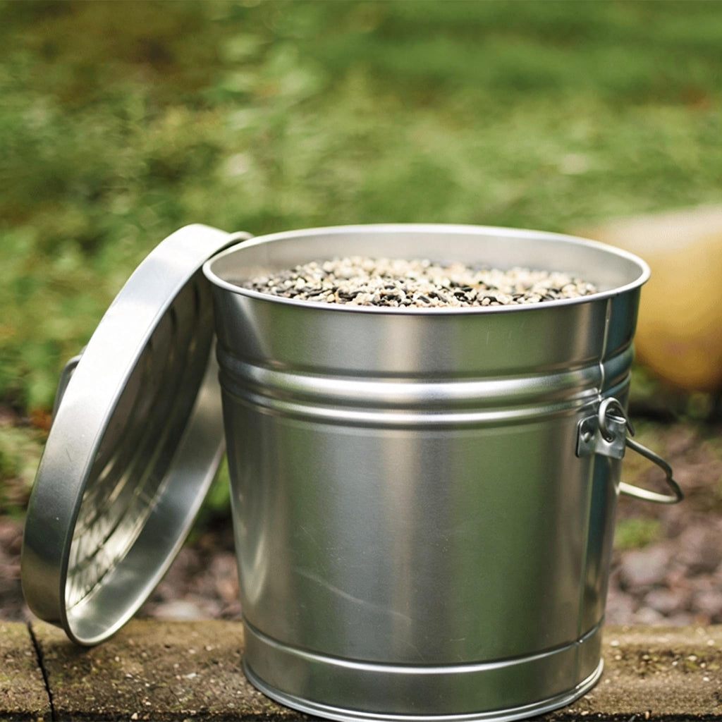 6 Gallon Galvanized Steel Storage Can with Locking Lid Q2752