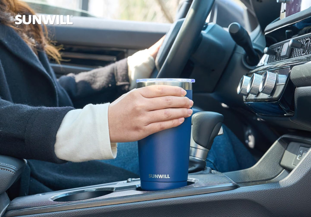 20 oz Insulated Stainless Steel Travel Tumbler with Lid Y719078