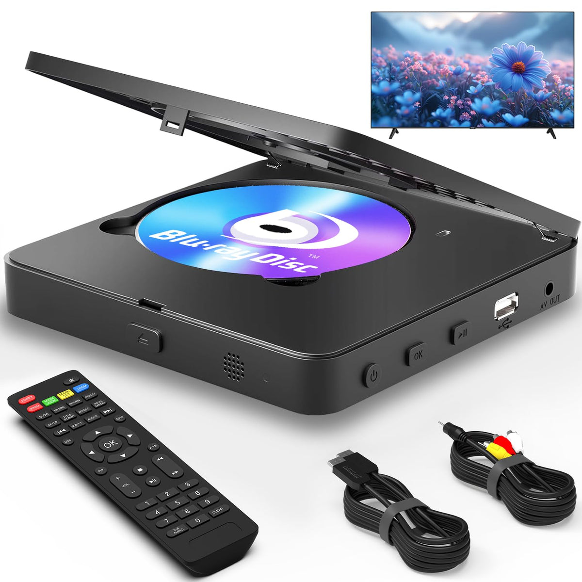 Blu Ray DVD Player 1080P Full HD B6804