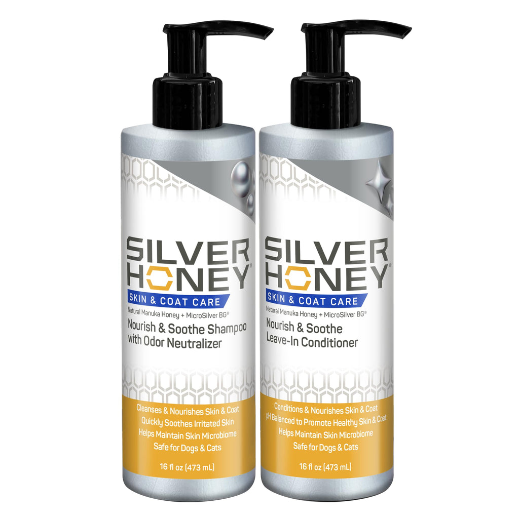 Silver Honey Skin & Coat Care Grooming 2pc Combo G739145