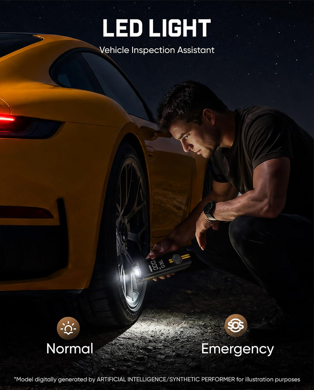 Portable Air Compressor Tire Inflator I401