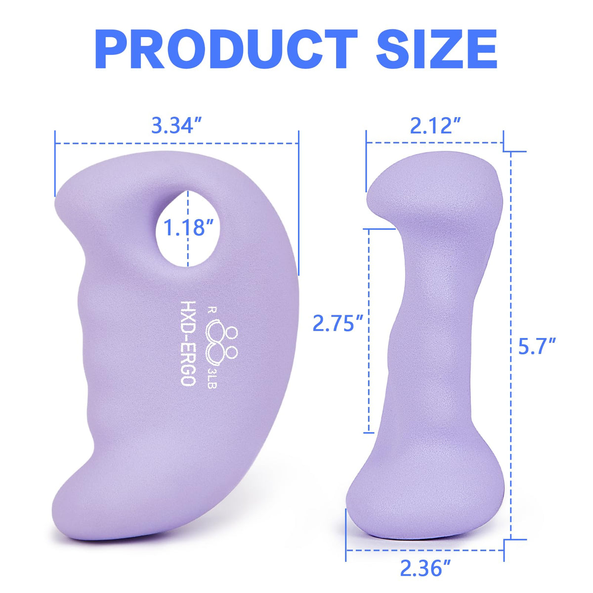 Ergonomic Ear Dumbbells T57951