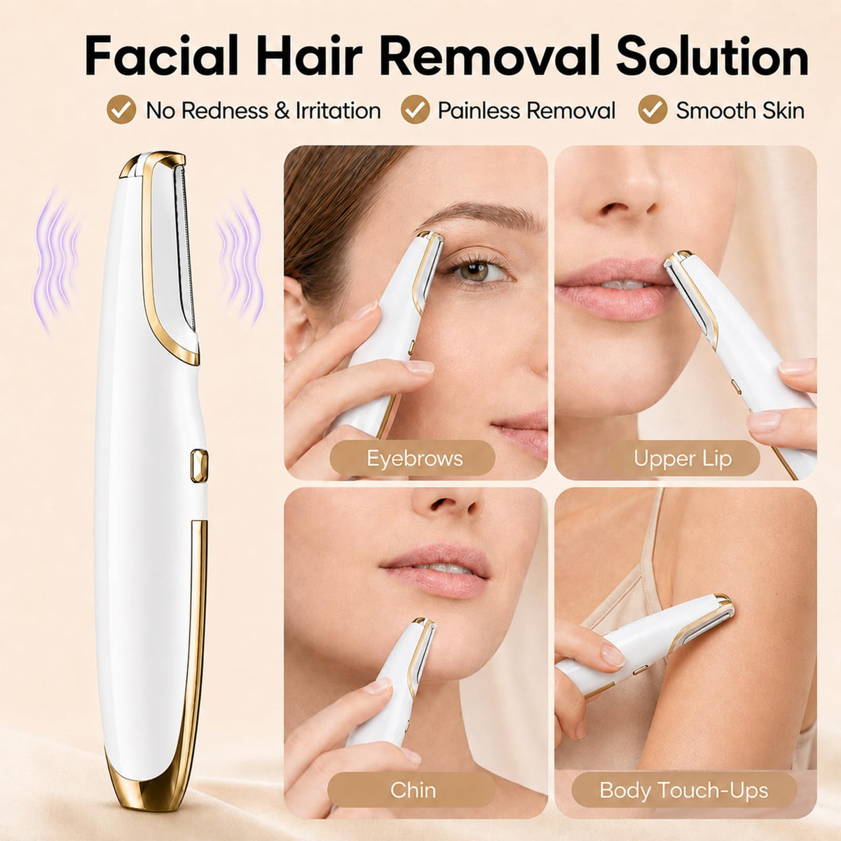 Electric Dermaplane Razor for Face X582