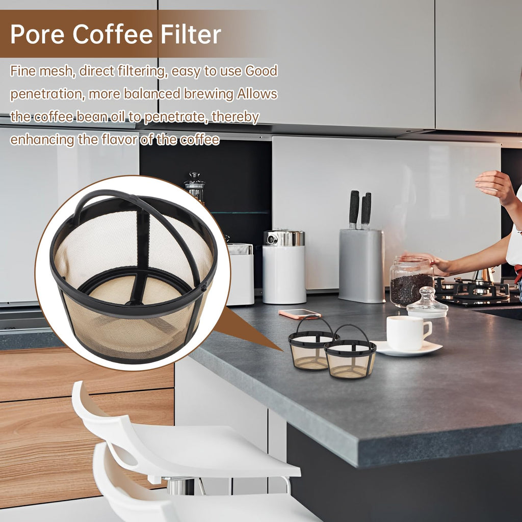 Reusable Coffee Filter Basket 8-12 Cup 2Pack N7008