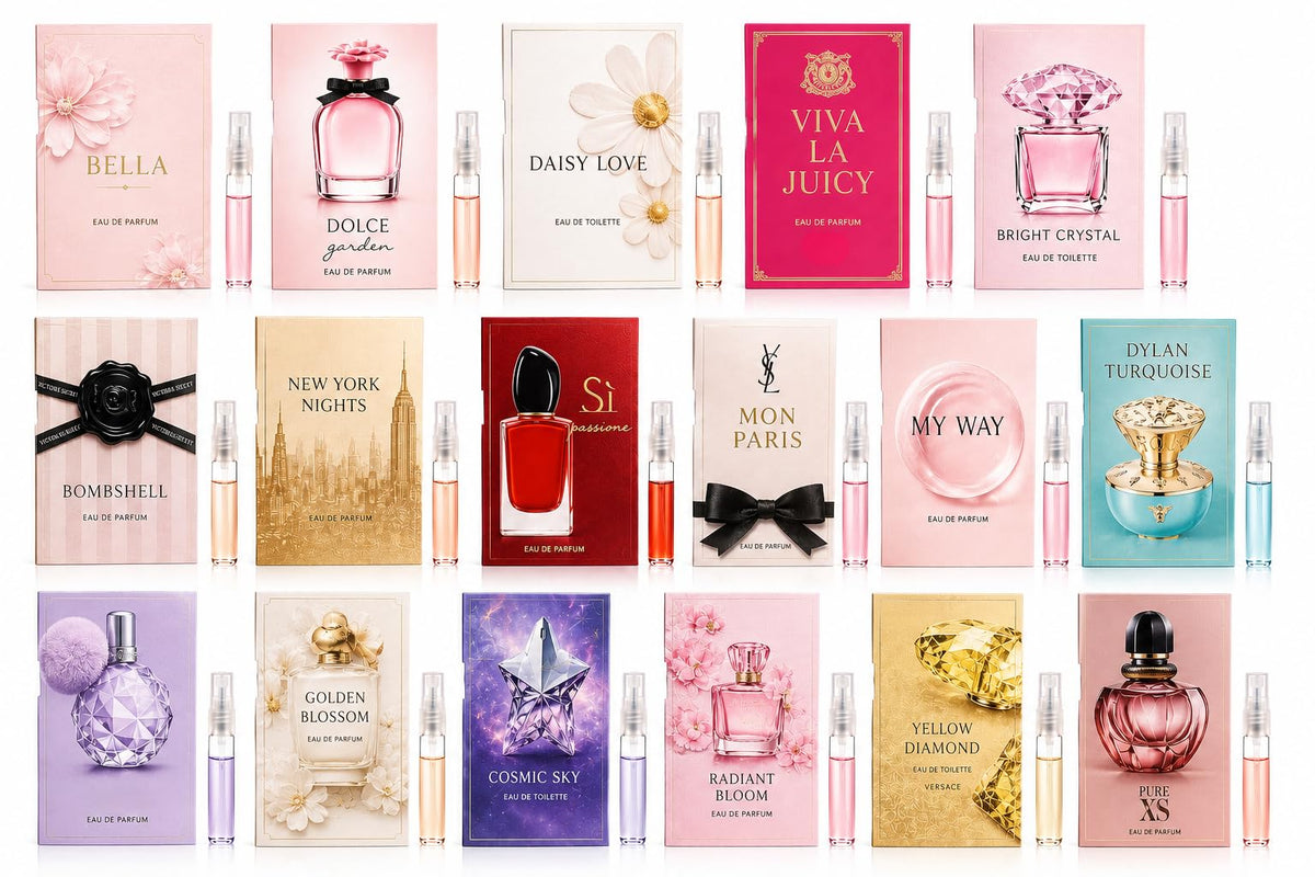 Perfume Discovery Set 10-Piece Fragrance Mini Vial Sampler Kit X8861