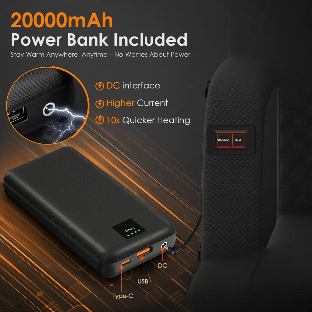 Heated Stadium Seats for Bleachers with Power Bank K894